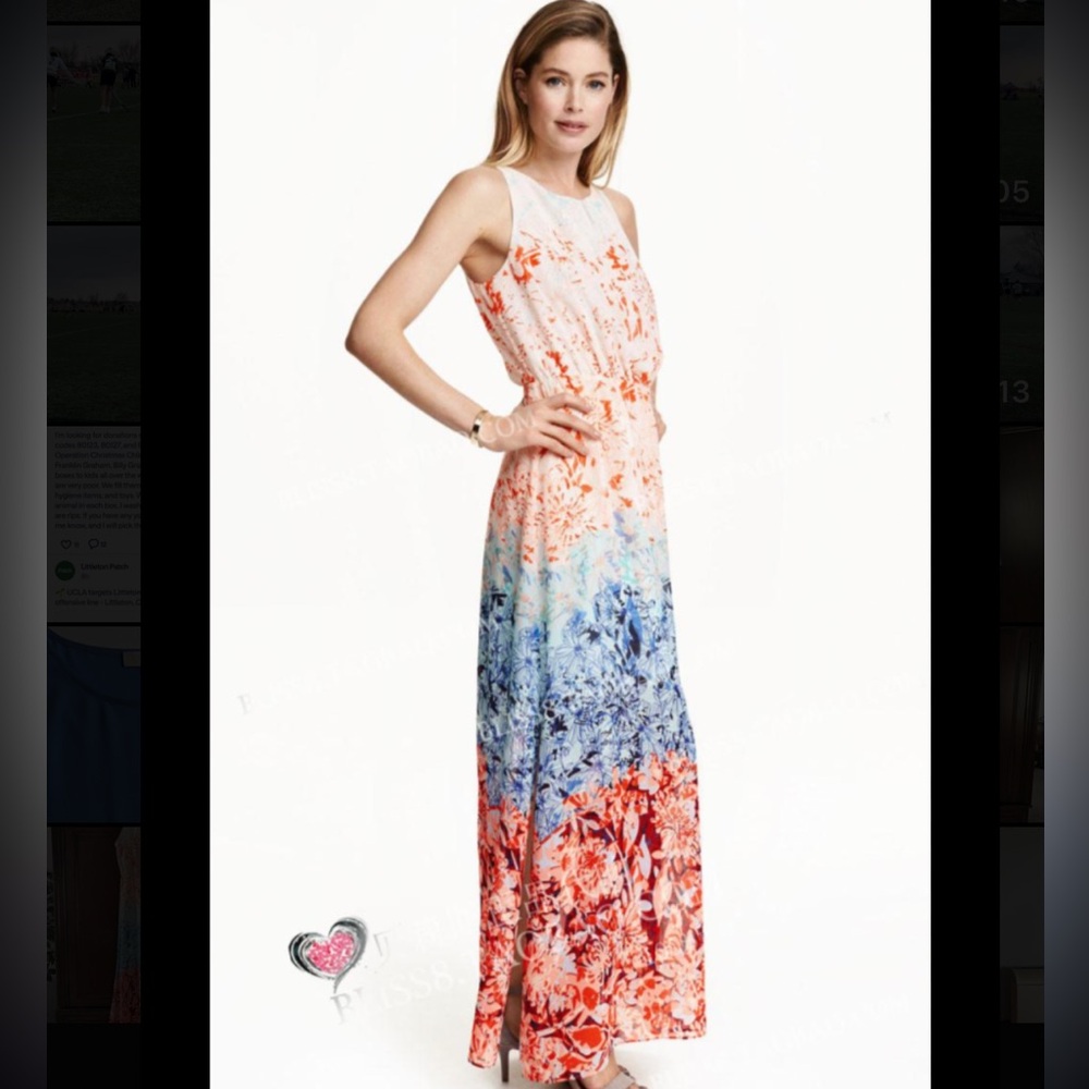 H&M Women's Floral Maxi Dress - Multicolor